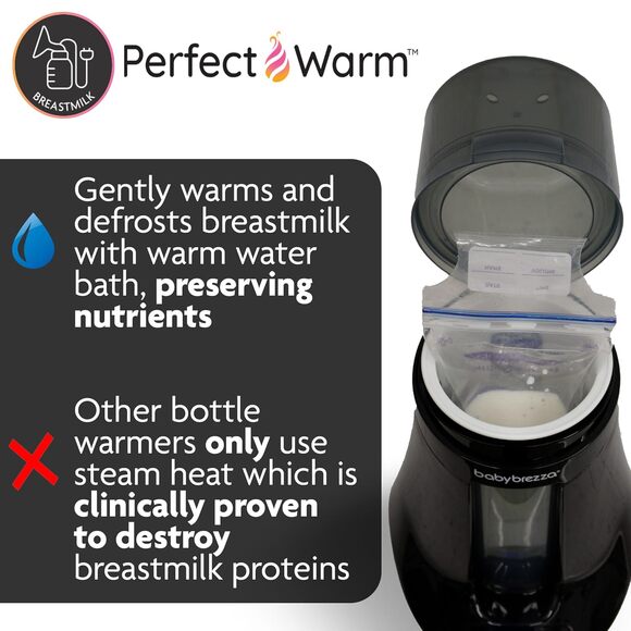 Baby Brezza Fast Baby Bottle Warmer, Milk Warmer, Breastmilk Warmer  Defroster - Picture 5 of 6